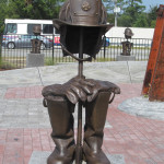 Ed Walker, Sculptor, Wilmington NC firefighter by Ed Walker