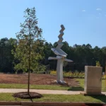 Charlotte Fire Station kinetic sculpture - The Four Elements